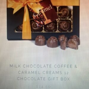 Hamiltons - Milk Chocolate Coffee & Caramel Creams (12 Chocolate Gift Box)