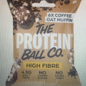 The Protein Ball Co. - Coffee Oat Muffin, High Fibre