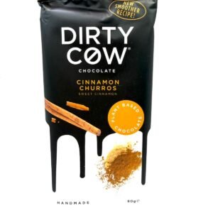 Dirty Cow - Cinnamon Churros Plant Based Vegan Chocolate Bar Handmade