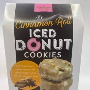 Iced Donut Cookies -Cinnamon Roll