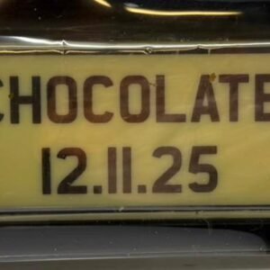 Belgium Chocolate Personalised Licence Plate
