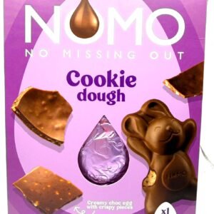 NOMO Cookie Dough Easter Egg with crispy pieces