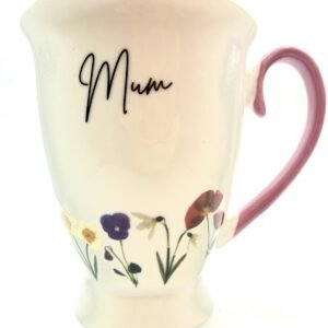 Mum Wildflower Pedestal Mug