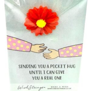 Wishstrings – Pocket Hug Flower Token (Red)