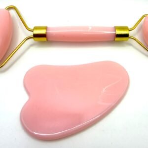 Beauty Resin Facial Roller & Heart-Shaped Massager