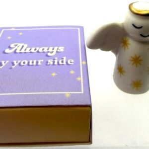 Tiny Matchbox Ceramic Token – “Always by Your Side”